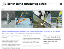 Tablet Screenshot of betterworldwindsurfing.org